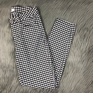 Guess 0 Marilyn Buffalo Plaid Skinny Pants